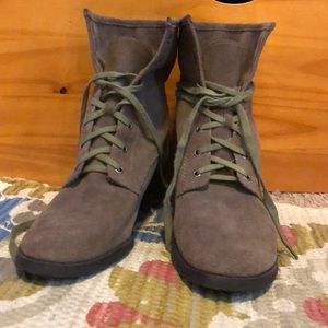 Calvin Klein combat boots